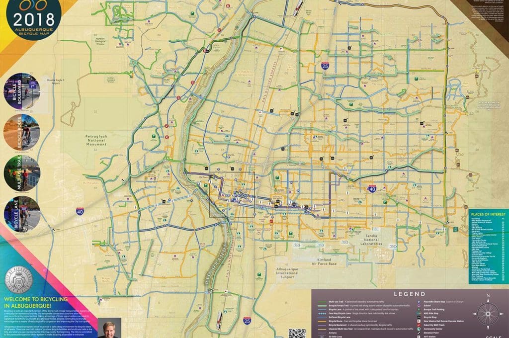 City of Albuquerque Bicycle Map